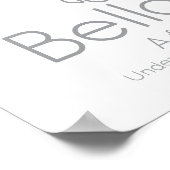 ベラミー友情の名前を意味カスタムする子供のポスター ポスター (角)