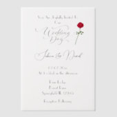 ベラムバラ ベラム紙招待状 (正面)