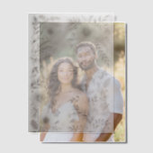 ベラム紙25 ベラム紙招待状 (オフセット (カップル))