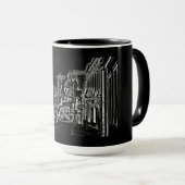 ベラルーシБеларусьグロドン建築マグカップ マグカップ (正面右)