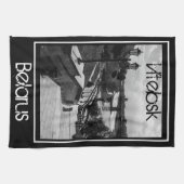 ベラルーシБеларусьビシエフスクビテフスク構造 キッチンタオル (横)