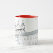 ベラルーシБеларусьピンスク街並みマグカップ マグカップ (中央)