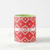 ベラルーシБеларусьフォークパターンコーヒーマグカップ マグカップ (中央)