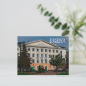 ベラルーシБеларусьブレストБрэст Брест構造 ポストカード (スタンド正面)