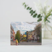 ベラルーシБеларусьブレストБрэст Брест構造 ポストカード (スタンド正面)