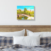 ベラルーシБеларусьミンスクМинскパークアーキテクチャ キャンバスプリント (インサイチュ (寝室))