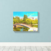 ベラルーシБеларусьミンスクМинскパークアーキテクチャ キャンバスプリント (インサイチュ (ウッドフロア))