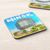 ベラルーシБеларусьミンスクМинскライブラリ構造 コースター (左側)