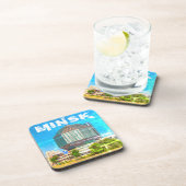 ベラルーシБеларусьミンスクМинскライブラリ構造 コースター (右側)