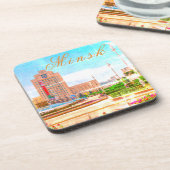 ベラルーシБеларусьミンスクМинск市建築 コースター (左側)