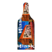 ベラルーシБеларусьミンスクМинск建築グラフィティ カッティングボード (正面)