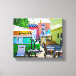 ベラルーシБеларусьミンスクМинск建築グラフィティ キャンバスプリント