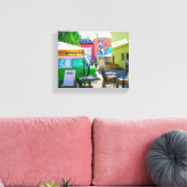 ベラルーシБеларусьミンスクМинск建築グラフィティ キャンバスプリント (インサイチュ (リビング))