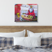 ベラルーシБеларусьミンスクМинск建築グラフィティ キャンバスプリント (インサイチュ (寝室))