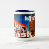 ベラルーシБеларусьミンスクМинск建築グラフィティ マグカップ (中央)