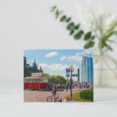 ベラルーシБеларусьミンスクМинск建築都市 ポストカード (スタンド正面)