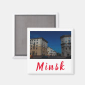 ベラルーシБеларусьミンスクМінск Минск磁石 マグネット (正面/裏面)