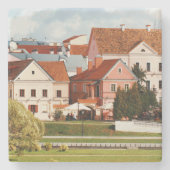 ベラルーシБеларусьミンスクオールドタウンアーキテクチャ ストーンコースター (正面)