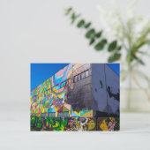 ベラルーシБеларусьミンスク建築グラフィティビソン ポストカード (スタンド正面)