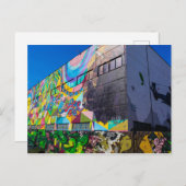 ベラルーシБеларусьミンスク建築グラフィティビソン ポストカード (正面/裏面)