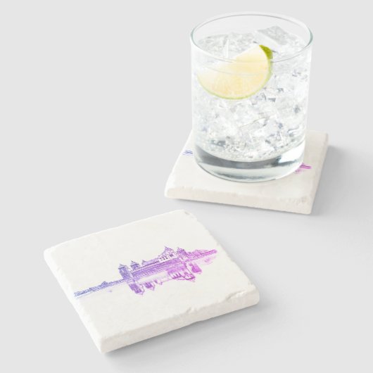 ベラルーシБеларусьミールキャッスルМирский Замок ストーンコースター (横)