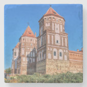 ベラルーシБеларусьミール城建築 ストーンコースター (正面)