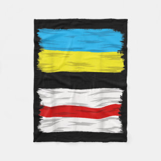 ベラルーシがウクライナストップ戦争を共に支持 フリースブランケット