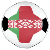 ベラルーシの国旗 サッカーボール (回転)