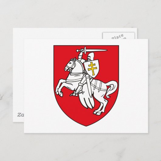 ベラルーシの国章ポストカード ポストカード (正面/裏面)