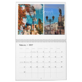 ベラルーシの建築景観自然カレンダー カレンダー (2月 2027)