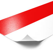 ベラルーシの抗議フラグ記号赤い白の革命f フォトプリント            (角)