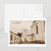 ベラルーシスロンニムカトリック教会建築 ポストカード (正面/裏面)