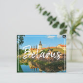 ベラルーシネスヴィーツパレスアーキテクチャーポストカード シーズンポストカード (スタンド正面)