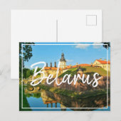ベラルーシネスヴィーツパレスアーキテクチャーポストカード シーズンポストカード (正面/裏面)