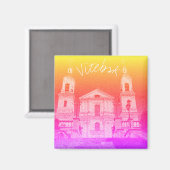 ベラルーシビテフスク様式建築磁石 マグネット (正面/裏面)