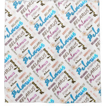 ベラルーシファンキーБеларусьコーンフラワーシャワーカーテン