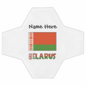 ベラルーシベラルーシパーソナライズされた国旗 サッカーボール (フラット)