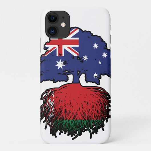 ベラルーシベラルーシAustralian Tree Roots Case-Mate iPhoneケース (裏面)
