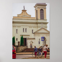 ベラルーシボルコビスクヴァウカヴィスク建築 ポスター