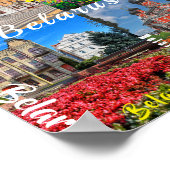 ベラルーシミンスクグロドンピンスクボリソフ建築 ポスター (角)