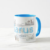 ベラルーシミンスクブレスト建築コーヒーマグ杯 マグカップ (正面右)