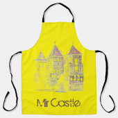 ベラルーシミール城建築スケッチ エプロン (正面)