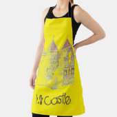 ベラルーシミール城建築スケッチ エプロン (インサイチュ)