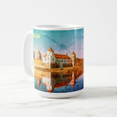 ベラルーシミール城建築マグカップ コーヒーマグカップ (正面左)