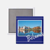 ベラルーシミール城建築磁石 マグネット (正面/裏面)