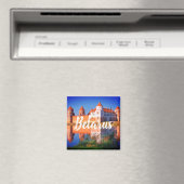 ベラルーシミール城建築自然磁石 マグネット (インサイチュ (食洗機))