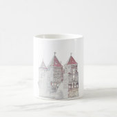 ベラルーシミール城建築 コーヒーマグカップ (中央)