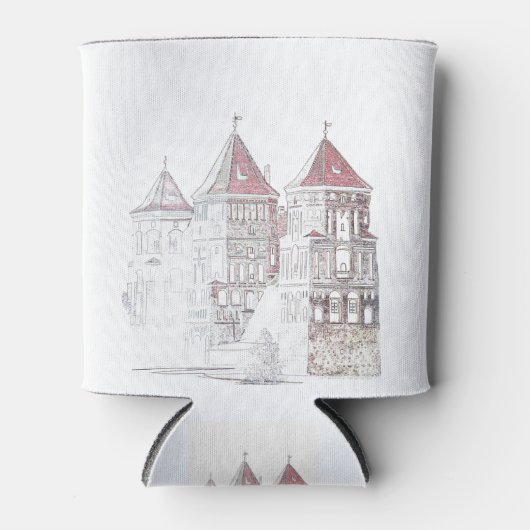 ベラルーシミール城建築 缶クーラー (正面)