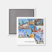 ベラルーシミール城教会建築磁石 マグネット (正面/裏面)