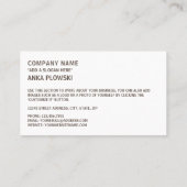 ベラルーシ国旗と国章、ベラルーシ国旗 名刺 (裏面)